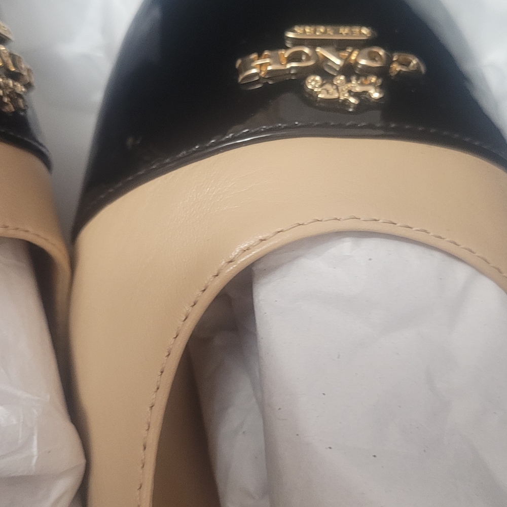 Coach Black and Tan Flats for Effortless Style